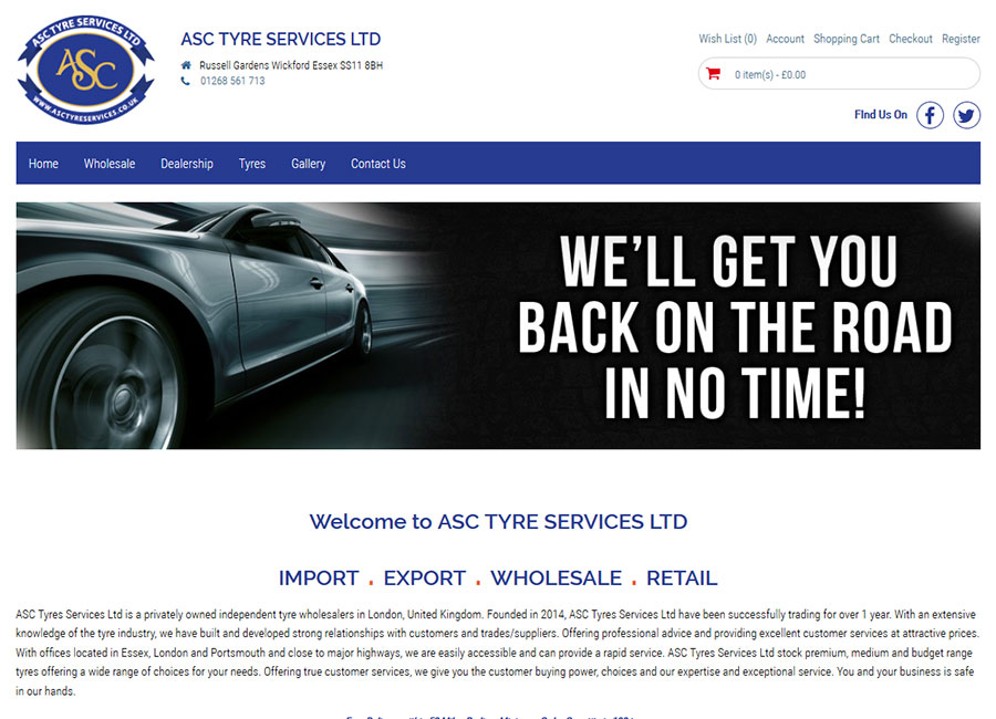 ASC TYRE SERVICES LTD
