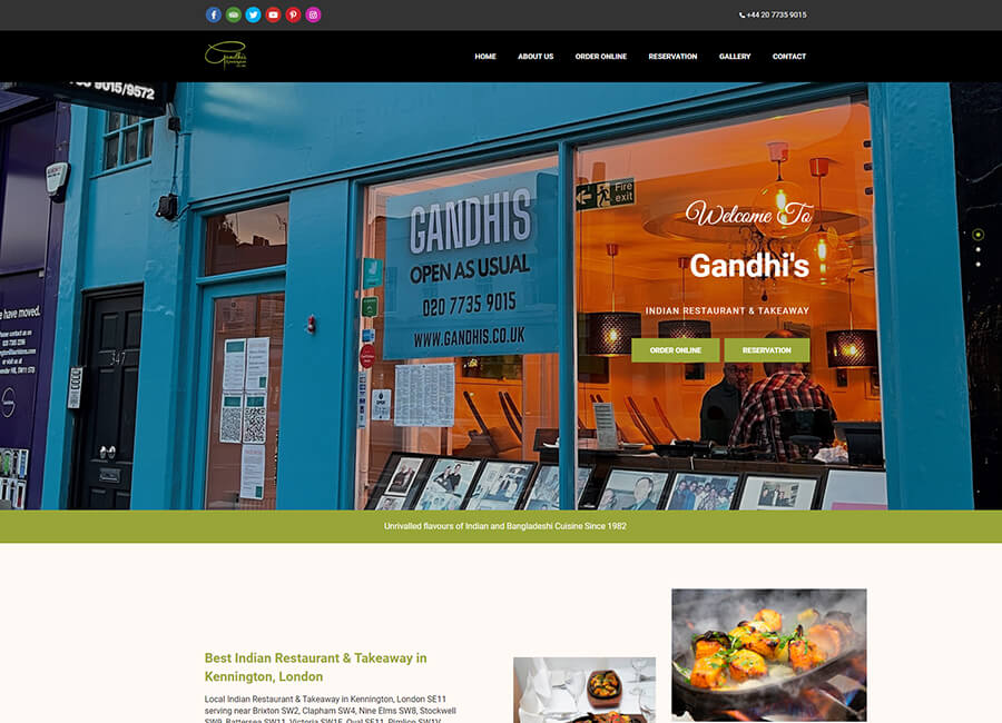 Gandhi's Brasserie